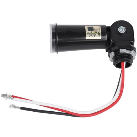 Interrupteur Automatique à Photocellule 120V pour LED Extérieur, Contrôle Marche/Arrêt