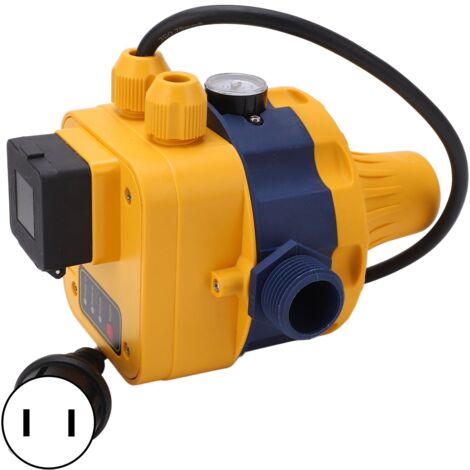 Interrupteur Automatique de Contrôle de Pression pour Pompe à Eau, Protection IP65, Modèle Jaune et Bleu