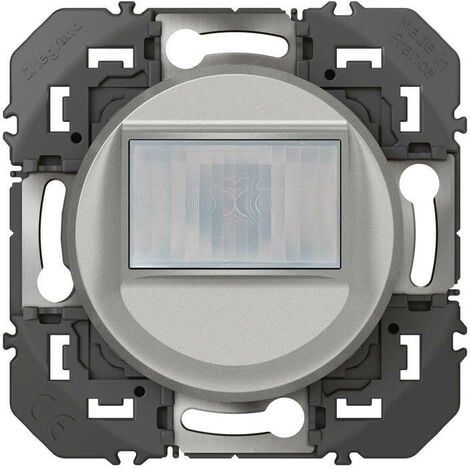 Interrupteur automatique pour minuterie en remplacement d'un poussoir dooxie finition alu (600161)