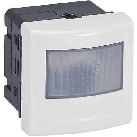 Legrand – Détecteur de mouvement infrarouge 78459A – Angle de détection 180° – Portée réglable 3 à 10 m – Compatible avec éclairage LED et fluocompacts