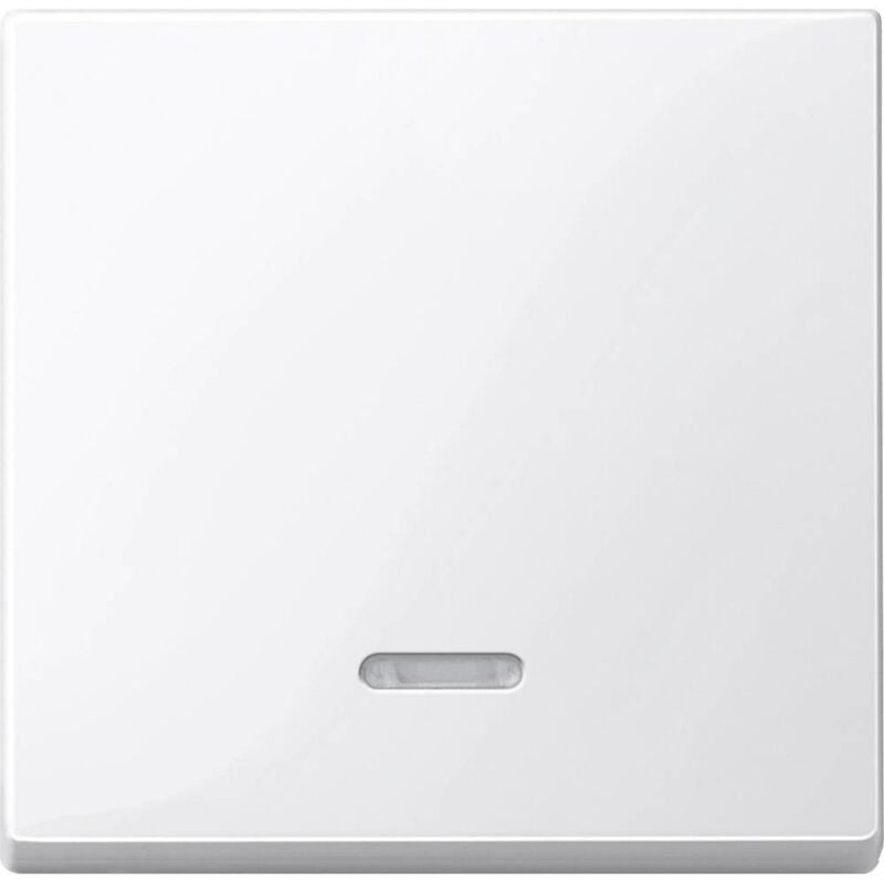 Interrupteur avec témoin lumineux Merten 436019 system m, 1-M, m-smart, m-plan, m-creativ blanc polaire brillant