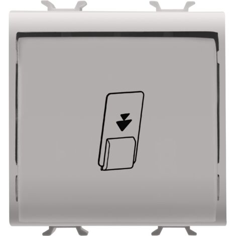 INTERRUPTEUR BADGE ELECTROMEC.2M BEIGE GEWISS GW13039