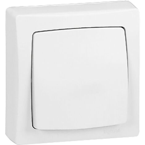 interrupteur bipolaire - 10a - complet - blanc - legrand 086003l