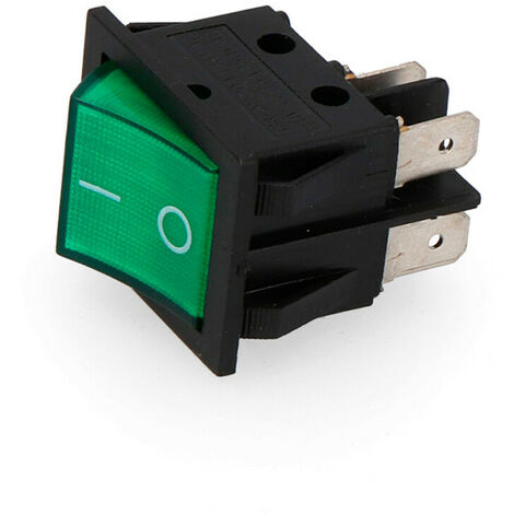 Interrupteur bipolaire 15a 250v vert