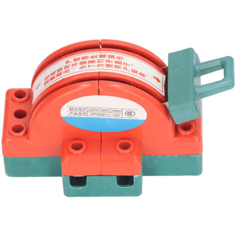 Interrupteur bipolaire 63A à double coupure pour installation électrique 220V/380V avec fixations anneaux