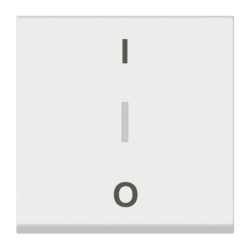 Interrupteur bipolaire borne repiquage neutre 16ax 250v mosaic 2 mod blanc