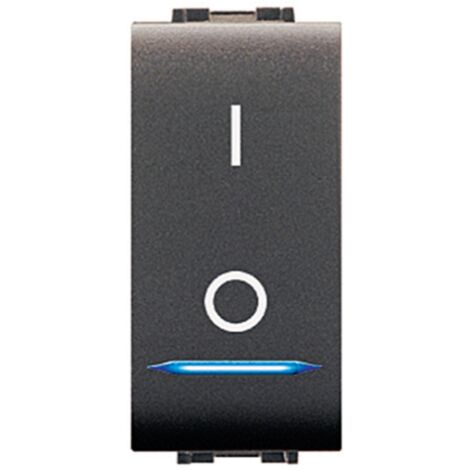 Interrupteur bipolaire Electrochannels Mylife 4015 avec LED Btcino compatible