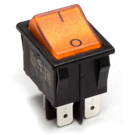 Interrupteur Bipolaire Jaune 20a. 250v   SWT705UN Pour FOUR