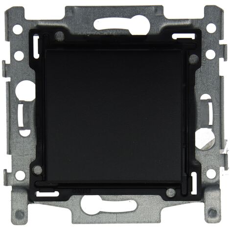 Interrupteur bipolaire Niko Intense noir mat