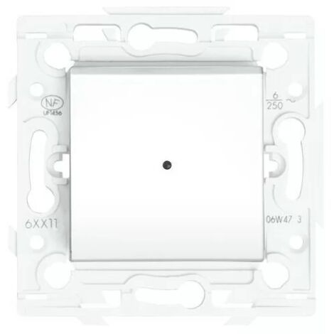 Interrupteur Blanc voyant lumineux - Arnould Espace Lumière