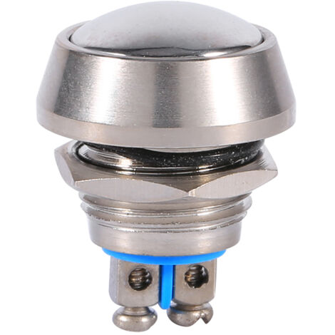 Interrupteur Bouton Momentaire Métal Imperméable 12mm Dome Toggle