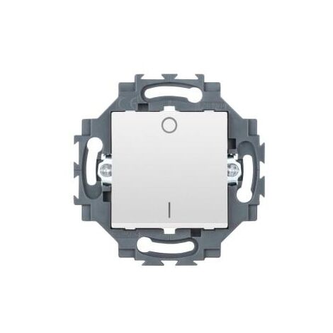 INTERRUPTEUR C.AUTO.2P 10AX BLANC GEWISS GW35003W