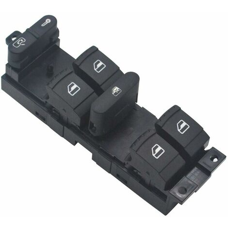 Interrupteur Commande Leve Vitre Bouton électrique pour Fenêtre 1J4 959 857 D pour Golf Jetta Bora Passat B5 Seat Leon Toledo 1J4959857D