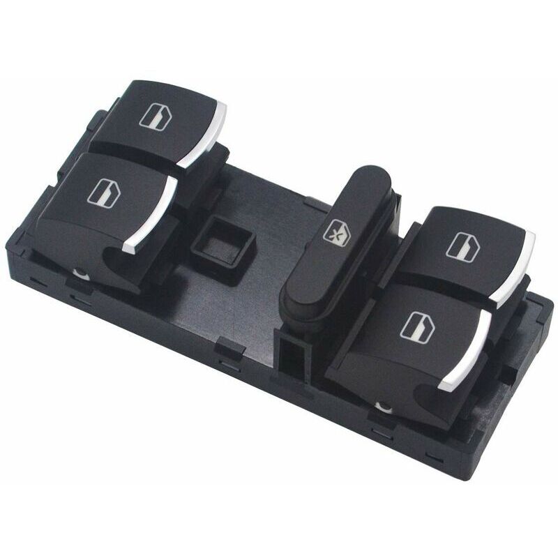 Basetbl - Interrupteur Commande Leve Vitre Bouton électrique pour Fenêtre 5ND959857 pour Jetta Golf Polo Passat Caddy T-iguan Touran 5K4959857