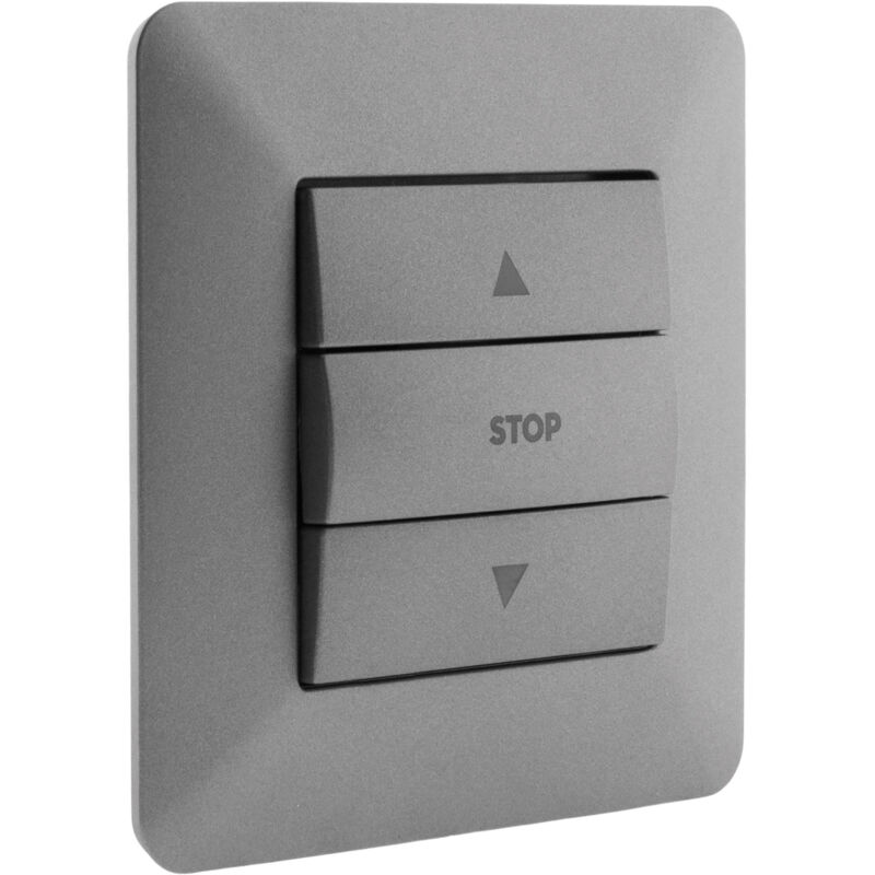 Interrupteur commande volets roulants Titanium - Artezo