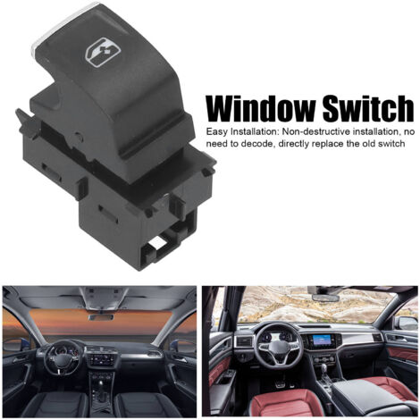 Interrupteur Commutateur de Fenêtre 5G0 959 855L Noir pour Atlas 2018‑2020 et Golf R MK7 2016‑2019