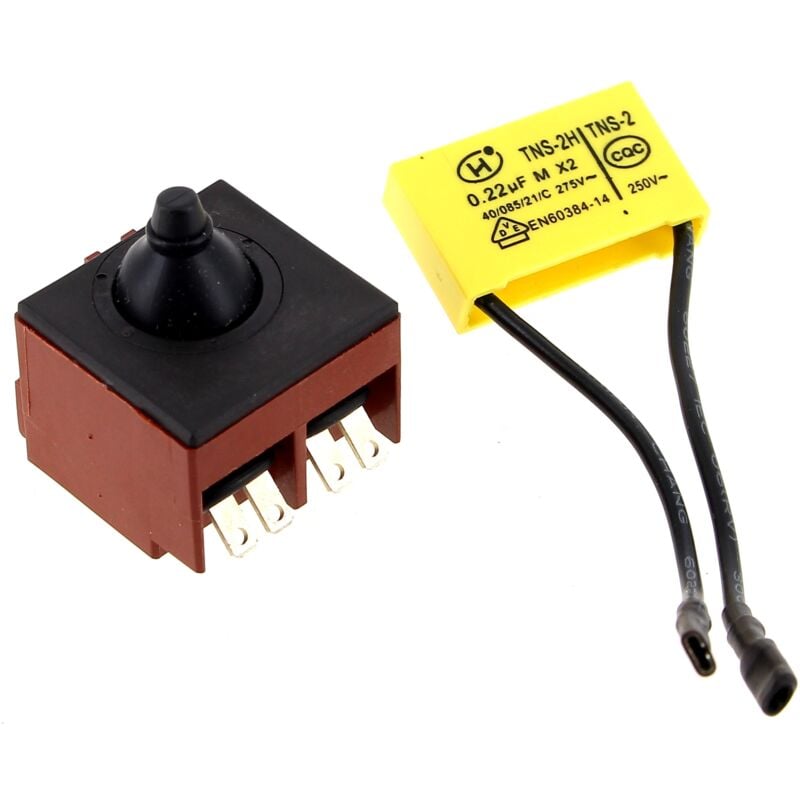 Milwaukee - Interrupteur + condensateur 0,22µf - meuleuse