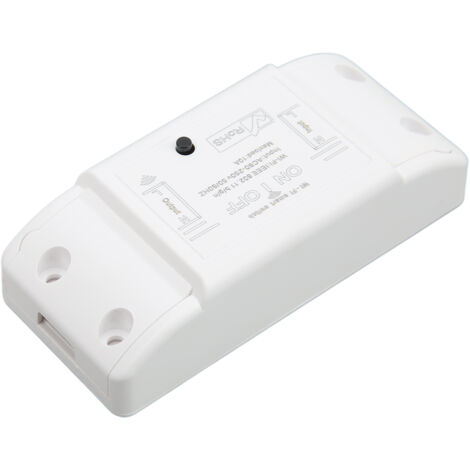 Interrupteur Connecté WIFI avec Commande Vocale, Minuterie et Contrôle à Distance pour Appareils Domestiques via Application TUYA