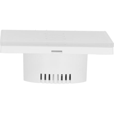 Interrupteur Connecté WiFi pour Ventilateur, Commande Vocale et Application, Format Européen 86, 100‑240VAC