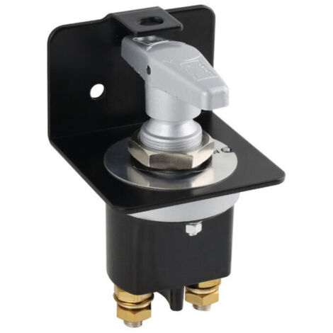 Interrupteur coupe-batterie, 500 A, courant élevé, 12 V/24 V/36 V, étanche, avec plaque de verrouillage et poignée rotative, pour voiture, camion, camping-car, yacht, bateau, remplace 20247