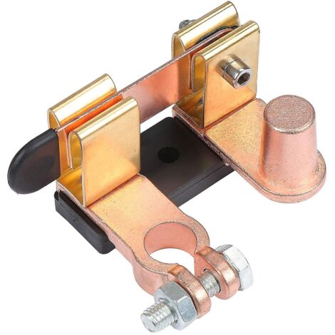 Interrupteur coupe-batterie en laiton pour voiture, maître de batterie négative 12 V/24 V