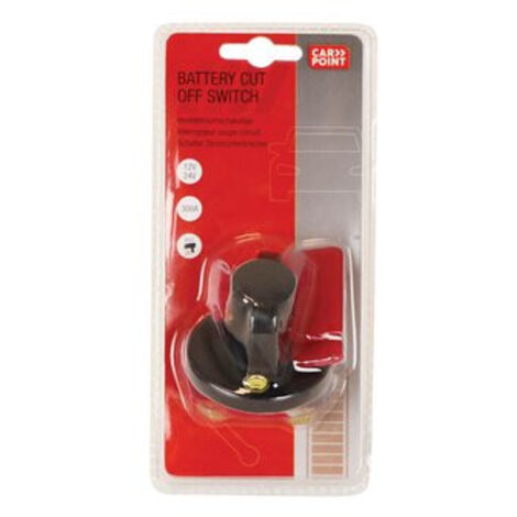 Interrupteur coupe-circuit 12V 24V 300A + 2 cles