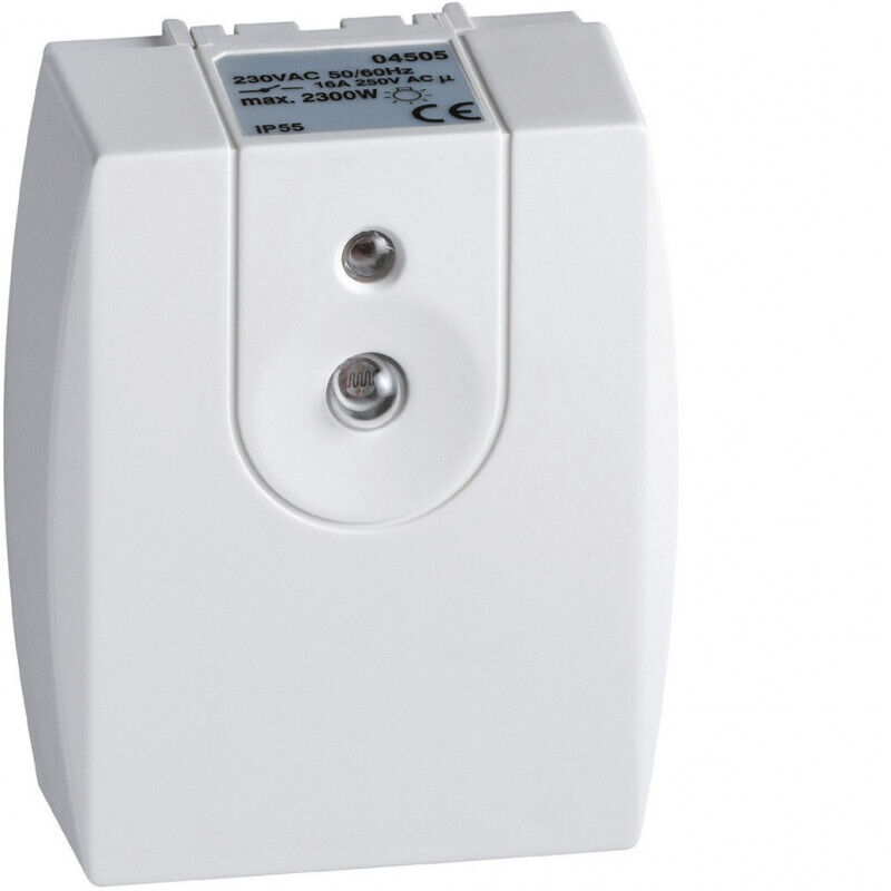 Hager - interrupteur crépusculaire - compact évolué - 16a 04505
