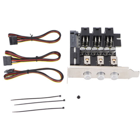 Interrupteur d'alimentation 2 canaux 3 positions pour disques durs HDD/SSD