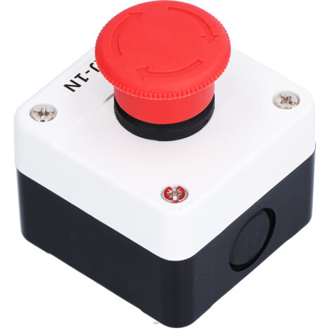Interrupteur d'arrêt d'urgence étanche SGKJ‑1N, bouton champignon pour circuits de contrôle automatique