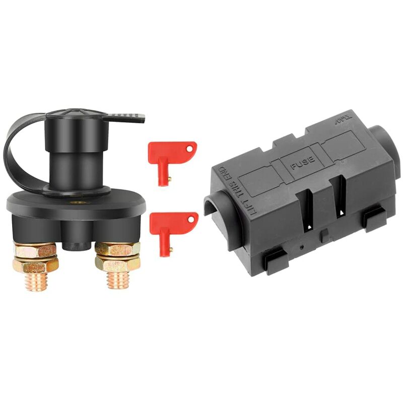 S-giant - Interrupteur de batterie 12 V/24 v, Interrupteur de batterie de voiture, Interrupteur principal d'alimentation, Interrupteur marche/arrêt 2