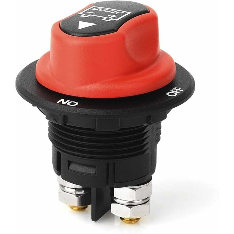 Interrupteur de batterie 12V 200a 32V DC max on-off mini batterie isolement interrupteur pour Marine Boat Caravan Car Vehicles moto (200 A)