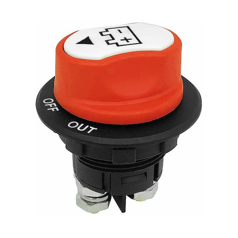 S-giant - Interrupteur de Batterie Interrupteur Isolateur de Batterie 12-24V 200A On-Off Power Kill Battery Disconnect Switch Main Power Switch