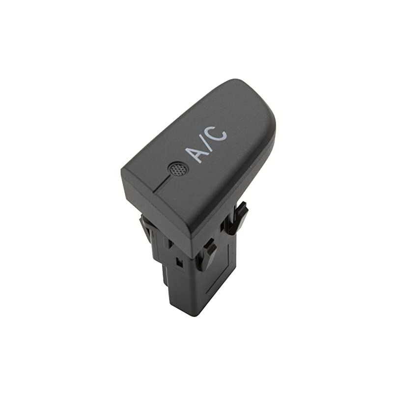 Interrupteur de commande de Climatisation, Interrupteur à Bouton-Poussoir du Système A/C avec Capuchon 6554KX Remplacement compatible avec P-eugeot