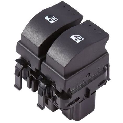 Interrupteur de commande de fenêtre, interrupteur de lève-vitre électrique, bouton de commutation Double de commande de vitre électrique pour Clio II 2-8200 060 045