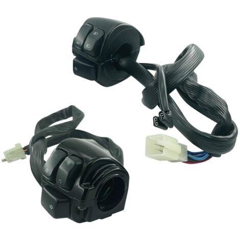 Interrupteur de commande de guidon pour moto XL883 : bouton de klaxon, clignotants et klaxon