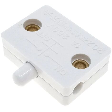 Interrupteur De Contact Pour Armoire - 1 Pièce - PVC Blanc - 1A 250V - Éclairage Automatique - Pour Meuble Et Placard