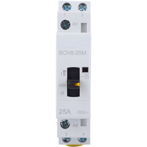Interrupteur de contacteur AC domestique BCH8-25M manuel 2P 25A 24V 2NO