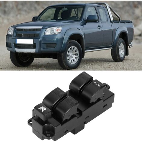 Interrupteur de contrôle maître de vitre électrique pour Mazda BT-50 2006-2012 UB93-66-350 - Commande droite en ABS robuste
