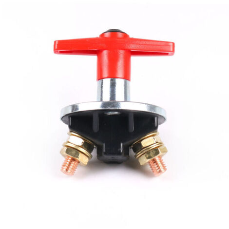 Interrupteur de coupure batterie 12 V pour tracteur – Clé fixe robuste, 60 V max, montage facile, sécurité optimale