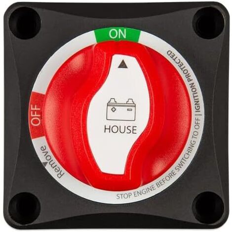 Interrupteur de coupure de batterie VBS127010010. Protection électrique optimale, compatible avec voitures, motos et équipements nautiques pour une utilisation sûre.