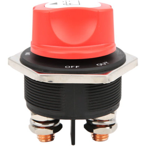 Interrupteur de Déconnexion Batterie 300A DC32V pour Voiture, Moto, Camion, Camping-Car et Bateau