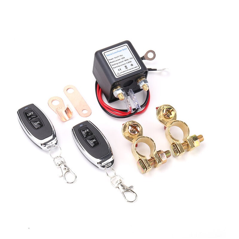 Coocheer - Interrupteur de Déconnexion de Batterie à Distance Interrupteur de Mise à Niveau pour Camion de Voiture, Interrupteur de Déconnexion de