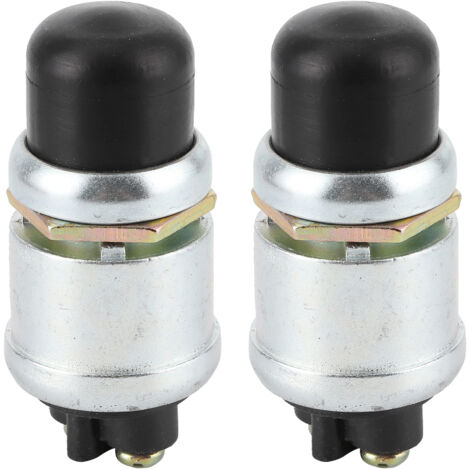 Interrupteur de démarrage de moteur en klaxon, 2 pièces, bouton-poussoir SPST, démarreur étanche 50A 12V pour voiture et bateau