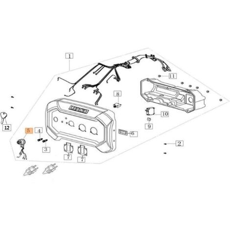 INTERRUPTEUR DE DÉMARRAGE D'ORIGINE EMAK L66152192