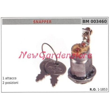 Interrupteur de démarrage Snapper 1 borne 2 positions 003460 1-1853