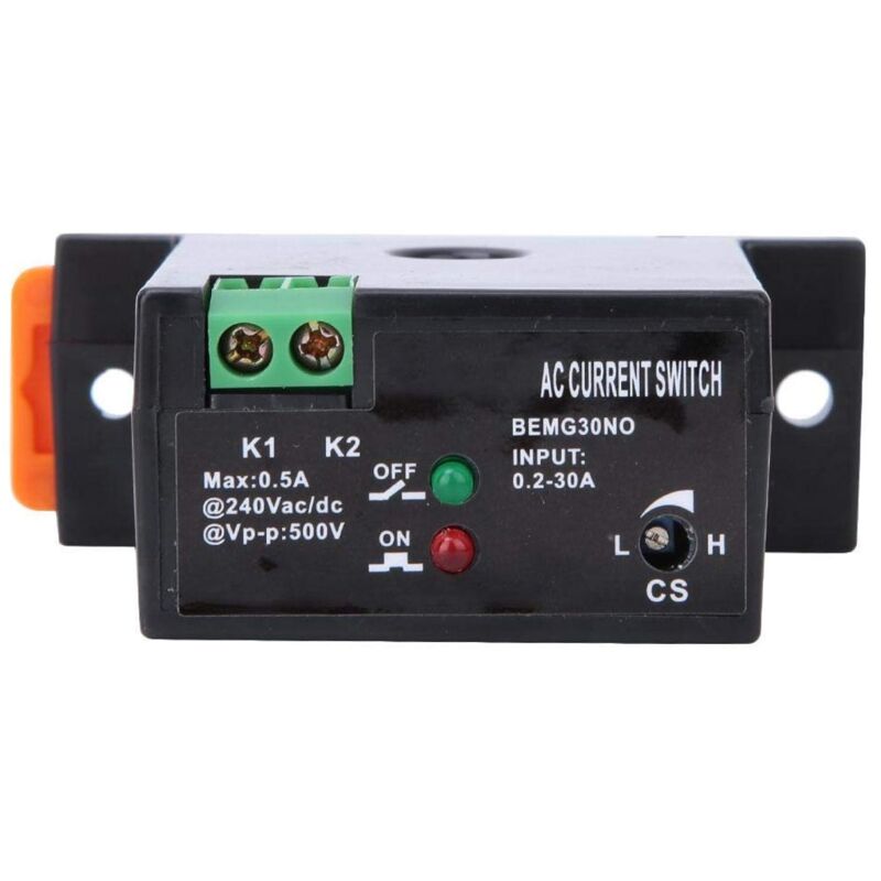 Interrupteur de détection de Courant - Interrupteur de détection de Courant AC réglable antidéflagrant 0,230A Interrupteur de détection