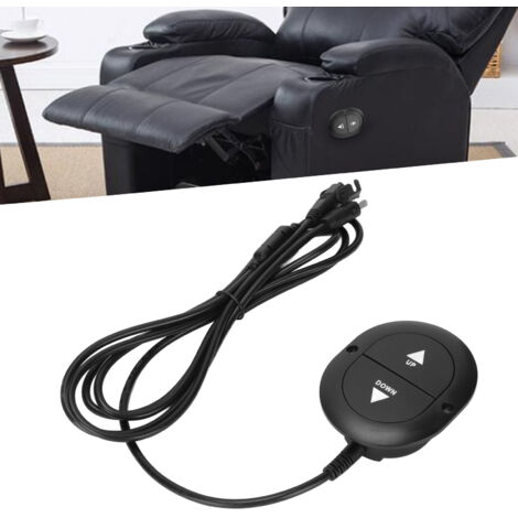 【Interrupteur de fauteuil électrique】 Contrôleur de massage pour sofa lift - ABS, 12-32V, 5A, 22AWG, 4 fils, 6.5cm