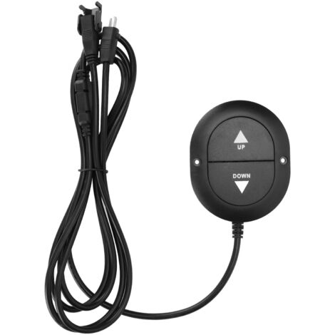 Interrupteur de Fauteuil Massant Électrique avec 2 Boutons et Poignée de Soulèvement, 12‑32V