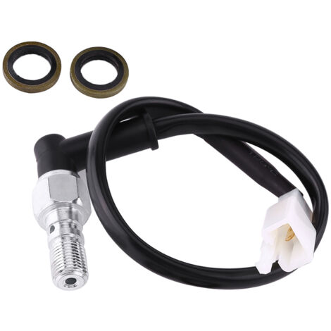 Interrupteur de Feu Stop Hydraulique Universel pour Moto, Boulon Creux de Frein (M10 x 1.25)