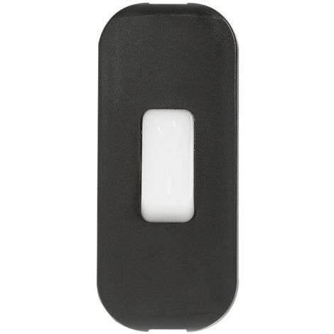Interrupteur De Fil Souple  2 A Touche Luminescente  Noir